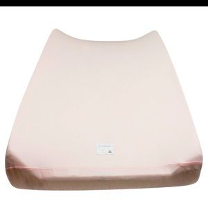 Burt’s Bees baby changing cover - pale pink